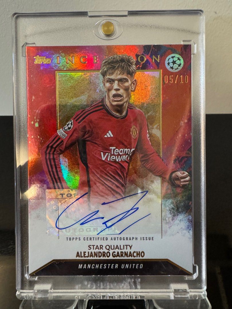 2023/24 Topps Inception Alejandro Garnacho Auto 5/10