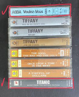 2張合售$400《abba voulez-vous 卡帶 》、《TITANIC 卡帶  / 鐵達尼號卡帶》