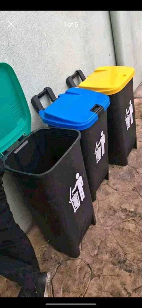 80L Orocan trash bin with wheels (Category: Storage Boxes & Baskets) located in Manila. Submitted by kellychz (Listing ID 1333163014, Image 1). Description: orocan trash bin with wheels may takip brand new same day delivery .
