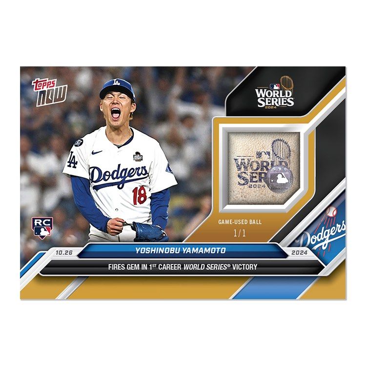 2024 Topps Finest 山本由伸Yoshinobu Yamamoto