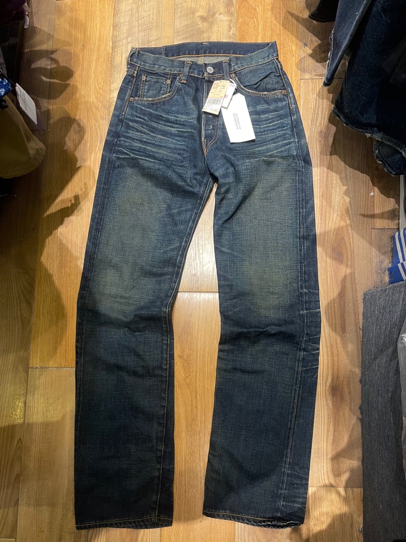 日本製🇯🇵🇯🇵🇯🇵 Levi's vintage clothing lvc 55501-0080 W30 L36（實腰29左右）  100％new 100％real 100％deadstock (罕有靚洗水👍🏻👍🏻👍🏻）, 男裝, 褲＆半截裙, 牛仔褲-  Carousell