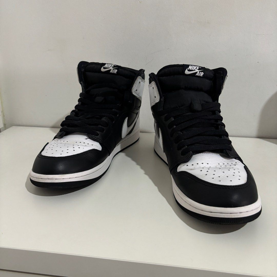 air jordan 1 black and white high og