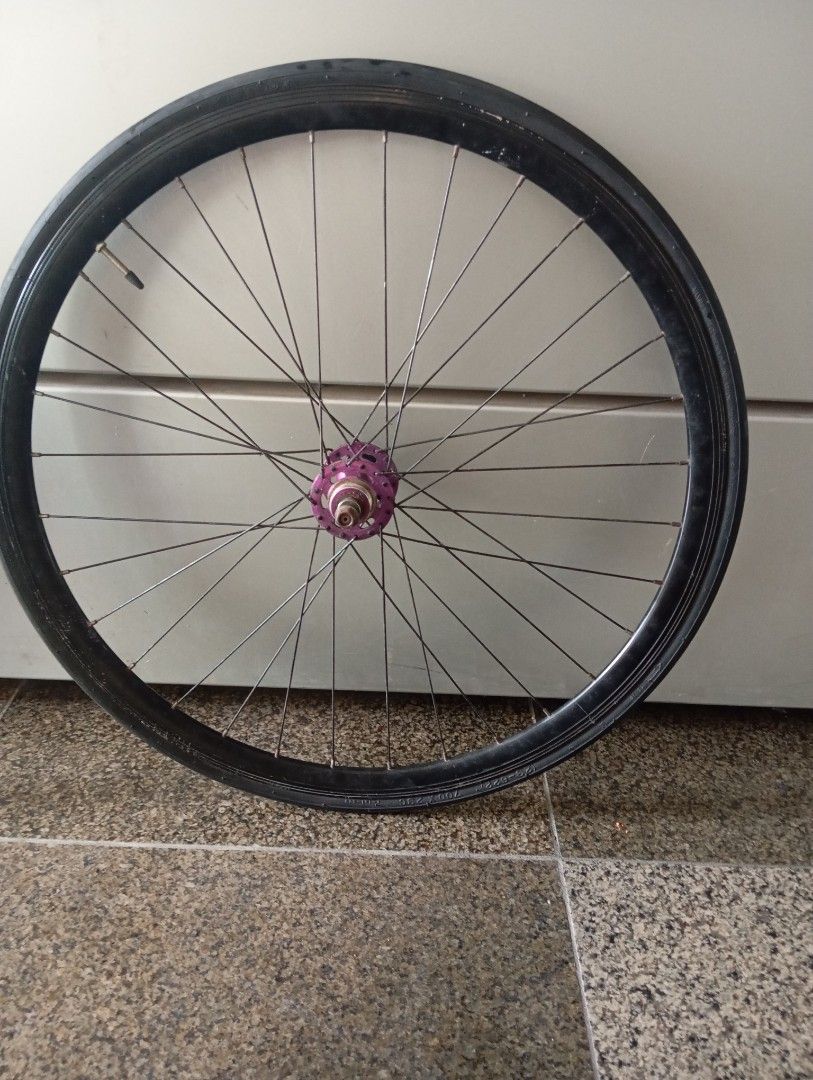 Back wheel rear wheel fixie very smooth Sports Equipment Bicycles Parts Parts Accessories on Carousell