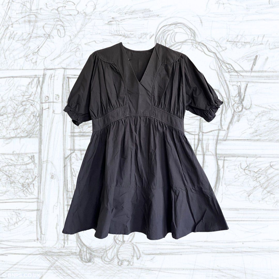 black puffy dress (Category: Dresses) located in Consolacion. Submitted by fadedruby (Listing ID 1324955672, Image 1). Description: no flaws best fits M length: 32.5 inches waist: 16 inches shoulder: 14.5 inches sleeve length: 11.5 inches mop: gcash mod: j&t express sf will be shouldered by the buyer.