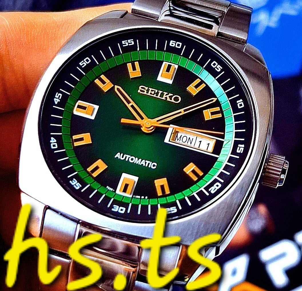 Men's automatic stainless steel bracelet watch 44mm snkm97 shop