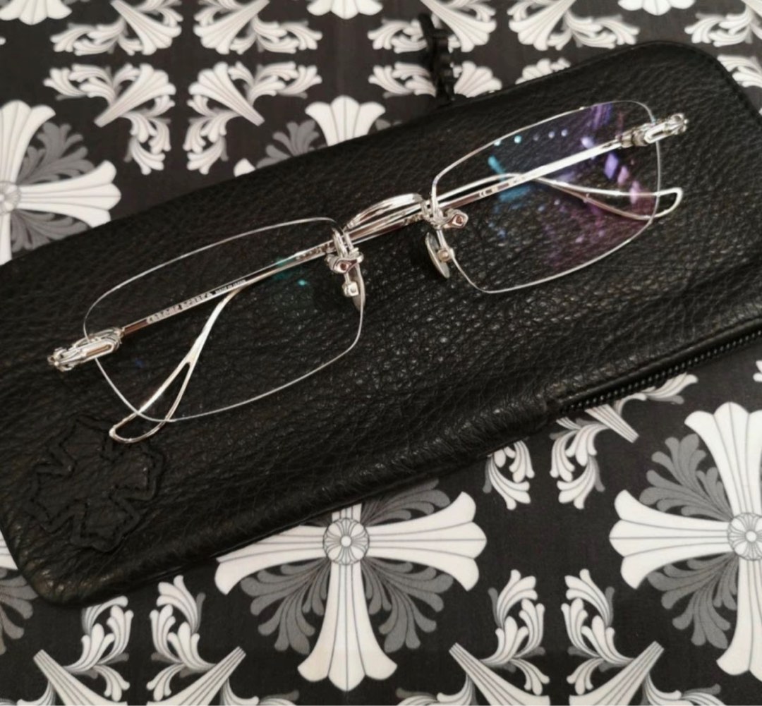 本日限定！CHROME HEARTS SINNERGASM II リムレスメガネ