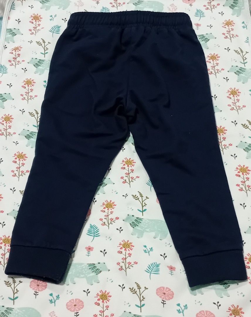 Disney Baby Mickey Mouse Jogger Pants 2T (Category: Babies & Kids Fashion) located in Quezon City. Submitted by robzkinix (Listing ID 1333155140, Image 2). Description: Disney Baby Mickey Mouse Jogger Pants Size: 2T Color: Navy Blue Excellent condition, used twice only, no damage or stains.