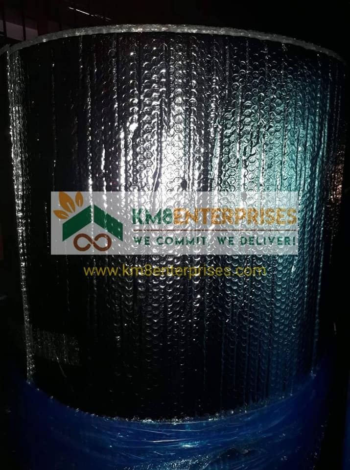 DOUBLE BUBBLE DOUBLE FOIL BUBBLE INSULATION (Category: Construction & Building Materials) located in Marikina City. Submitted by christine_km8enterprises (Listing ID 1333225480, Image 3). Description: BUBBLE INSULATION 👉🏻BIG DISCOUNTS for bulk orders👈🏻 ✔️Heat Insulating ✔️R Value 12 15 19 ✔️Fire rating Class A ✔️Temperature range 50F - 180F ➖Pure Aluminum Foil(real) & Aluminized Foil(mpet) 1meter x 50 meters ✔️Single bubble single foil ✔️Sing