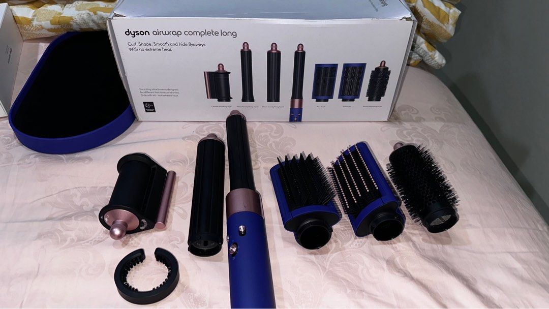 DYSON AIRWRAP COMPLETE LONG VINCA BLUE AND ROSE LIMITED EDITION