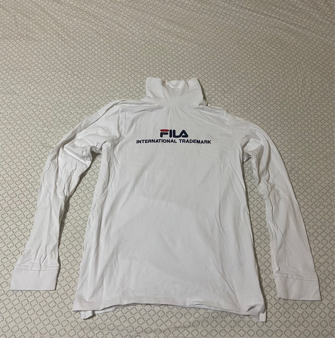 FILA turtleneck pullover Men s Fashion Tops Sets Shirts on Carousell
