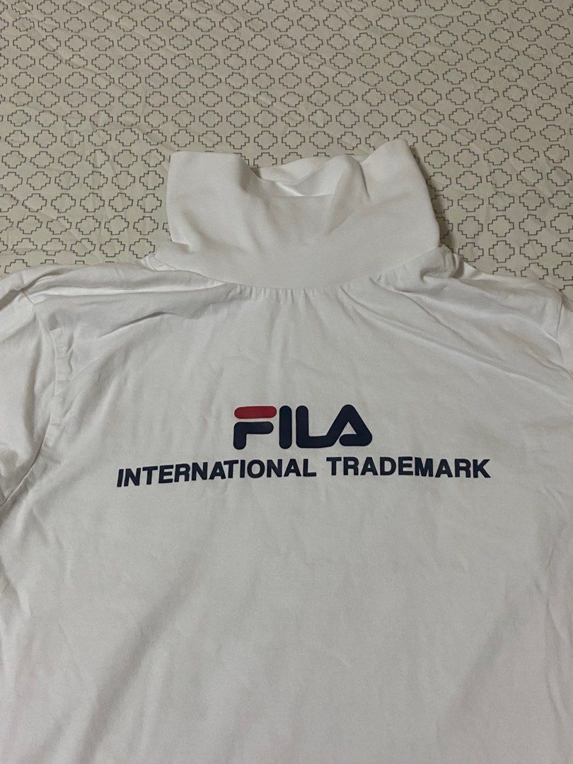 FILA turtleneck pullover Men s Fashion Tops Sets Shirts on Carousell