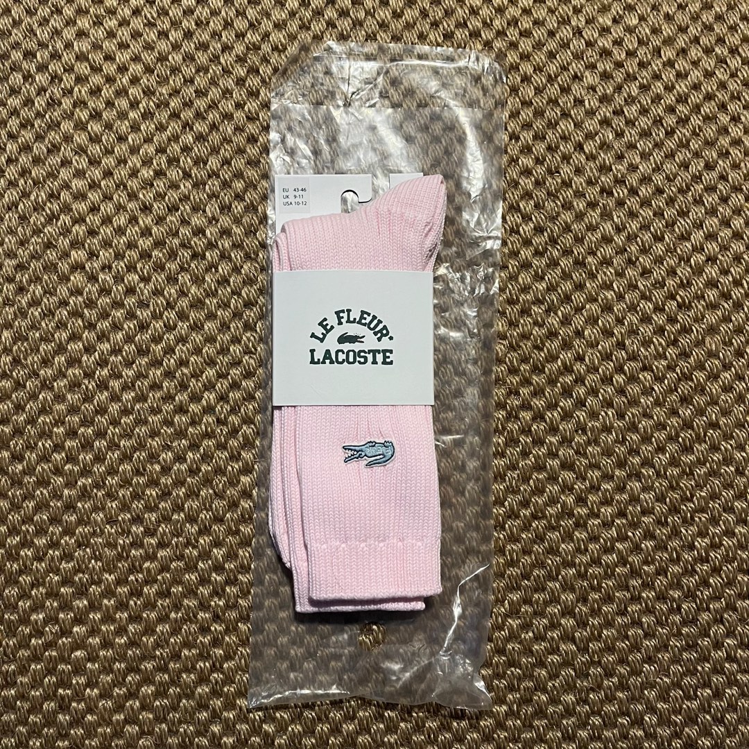 Golf Le Fleur x Lacoste Socks Fesyen Pria Aksesoris Kaos Kaki di Carousell