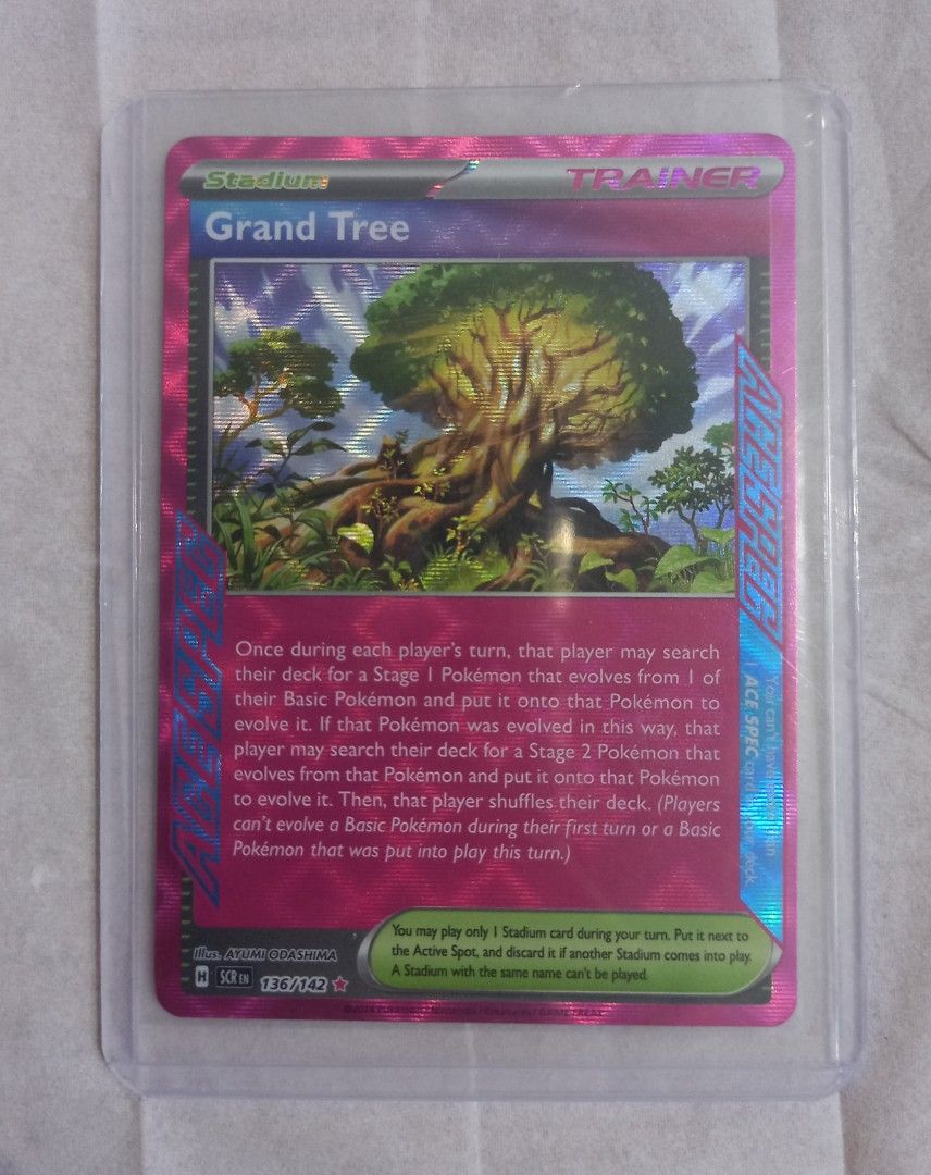 grand tree pokemon card #136 (Holographic Card), Photography, Photography Accessories, Other Photography Accessories on Carousell Pokemon grand tree ace spec