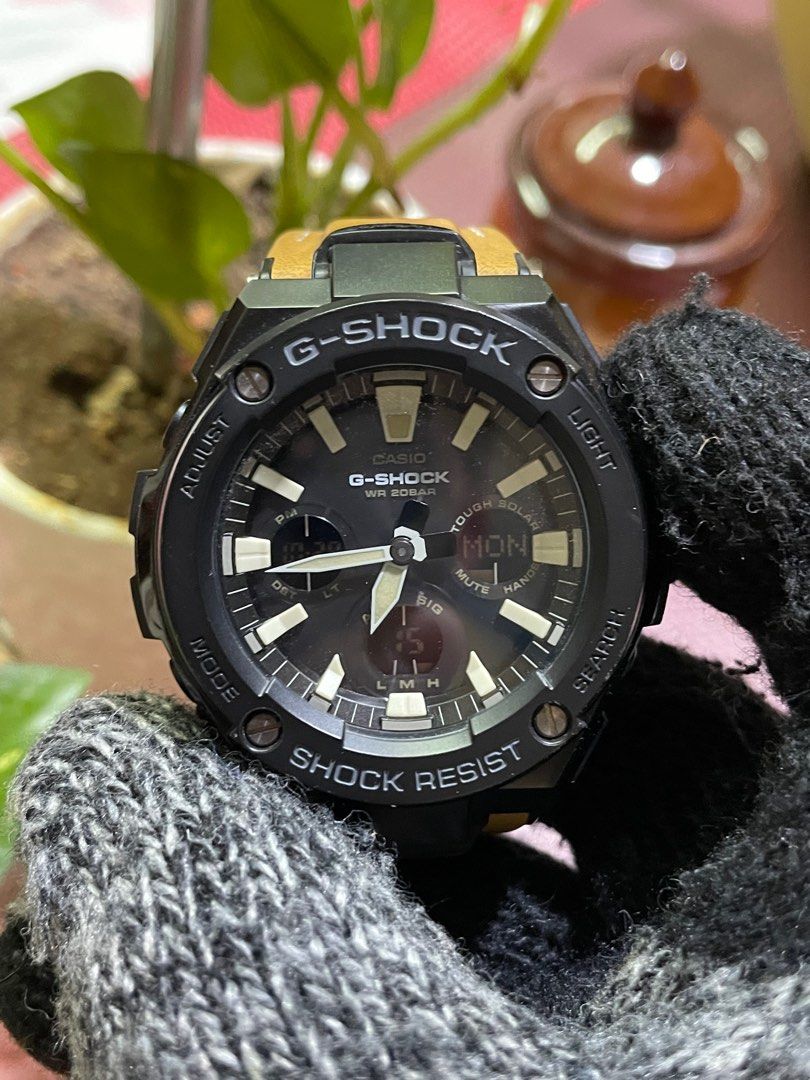 G SHOCK GST S120L 1ADR G STEEL LAYER MES S WATCH Men s Fashion Watches Accessories Watches on Carousell