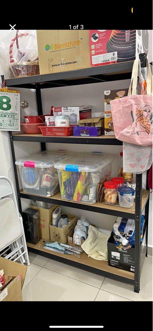 Heavy duty rack adjust table rack, Furniture & Home Living, Home ...