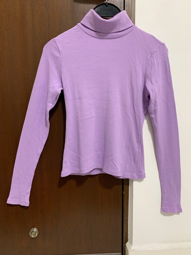Light purple turtleneck new arrivals