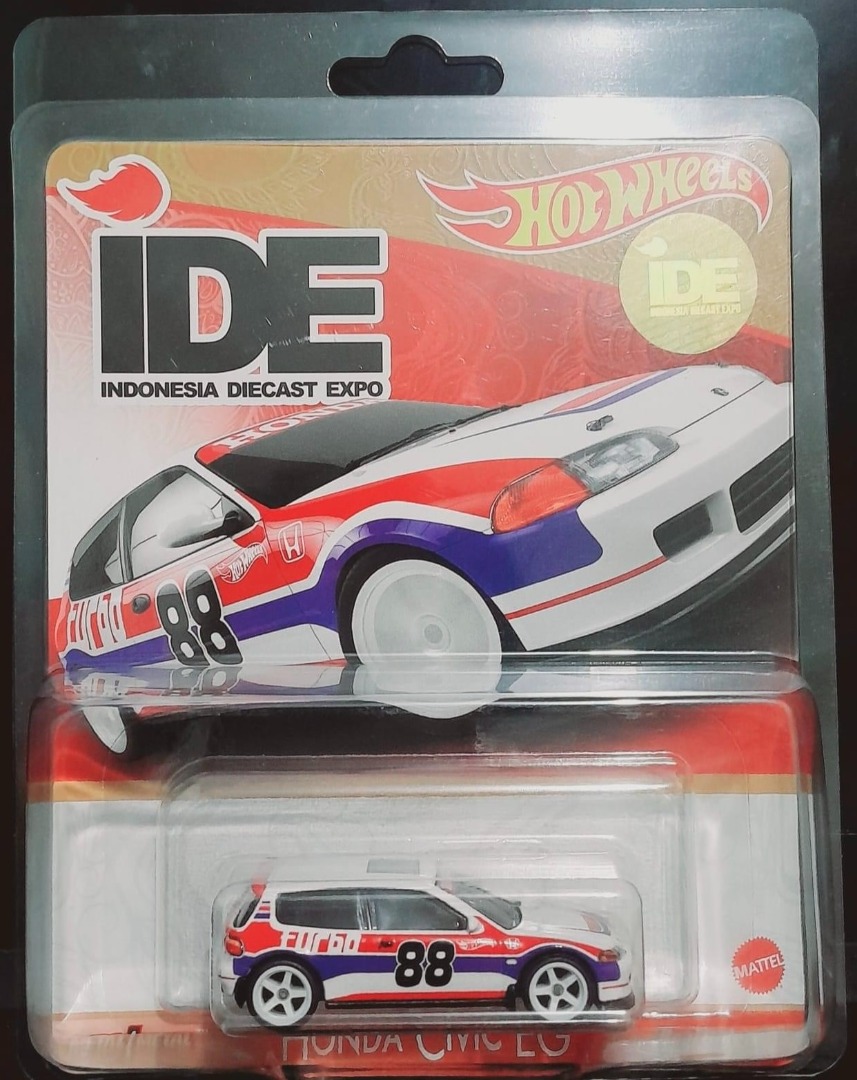 Hot Wheels Honda Civic EG Indonesia Diecast Expo 2024 IDE Exclusive,  Hobbies & Toys, Toys & Games on Carousell