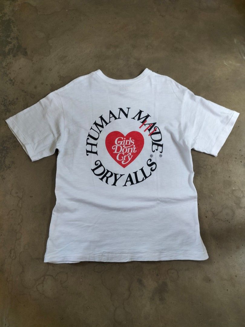 Human Made Dry Alls (Category: Tshirts & Polo Shirts ) located in Legazpi City. Submitted by kel.fitfinder (Listing ID 1333151998, Image 2). Description: Human Made FIXED PRICE / NON-NEGOTIABLE ‼️ - Size M on tag - W20.5 L27.5 - excellent condition - color rate 8/10 - issue : single pinhole.