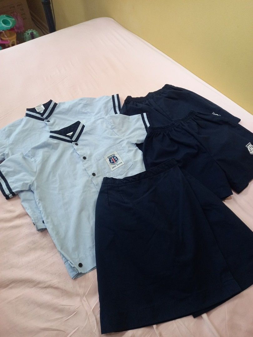 Jing Shan Primary School Blouse/ Skirt/ PE Shorts (School Uniform), Babies  & Kids, Babies & Kids Fashion on Carousell