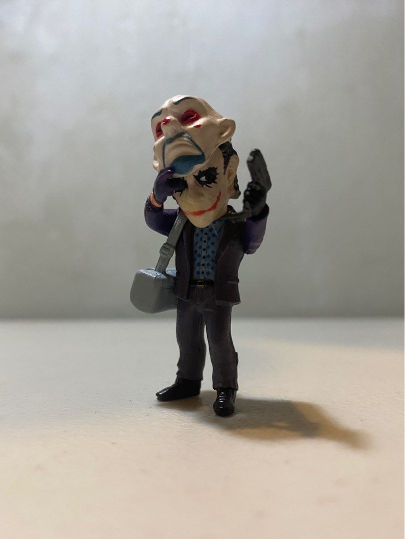 Joker bank robber mini action figure (Category: Figurines & Statues) located in Iloilo. Submitted by everythingarcade (Listing ID 1333215721, Image 1). Description: Measurements are indicated in the photos 1 pc only + sf Location: Iloilo City J&T or LBC 3-5 days average arrival time !! Not deleted nor marked reserved/sold = AVAILABLE.