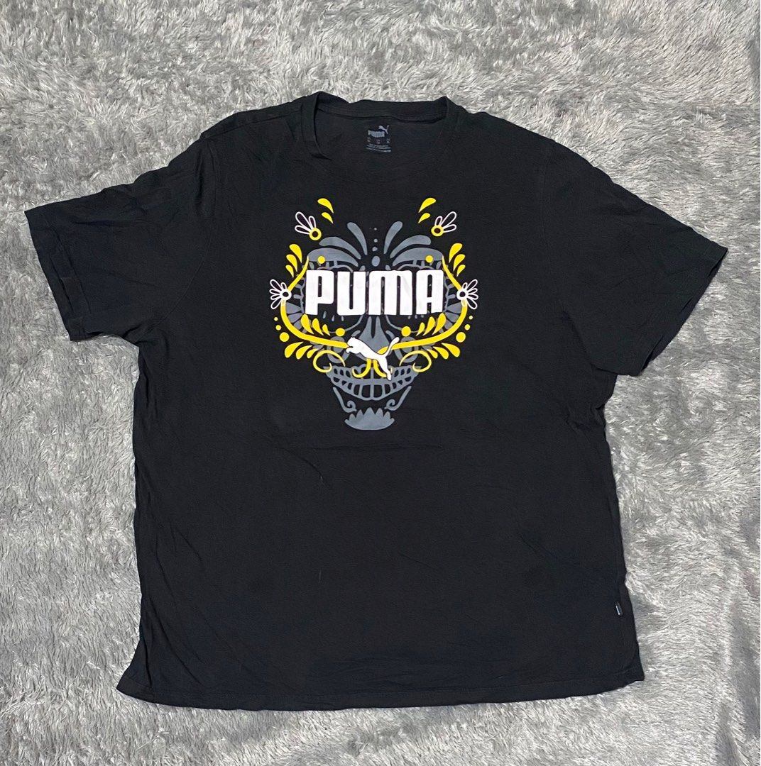 Kaos puma hitam Top Brand 🔥Original 100% GUARANTEE🔥 Ld 126cm