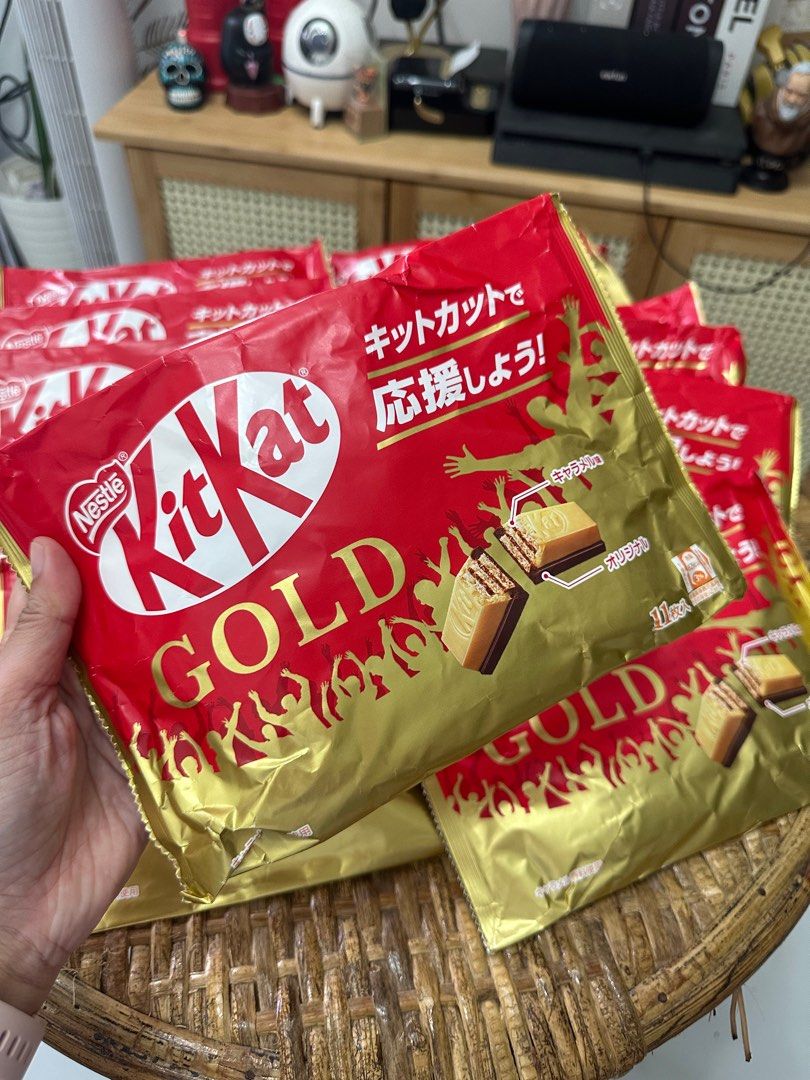 kitkat gold from japan (Category: Other Food & Drinks) located in Cavite. Submitted by mylittlechicshop (Listing ID 1333257827, Image 1). Description: Kitkat Gold (Japan's special Edition) ✅210 only Few packs available 💯 guaranteed original from Japan on hand and ready to ship.