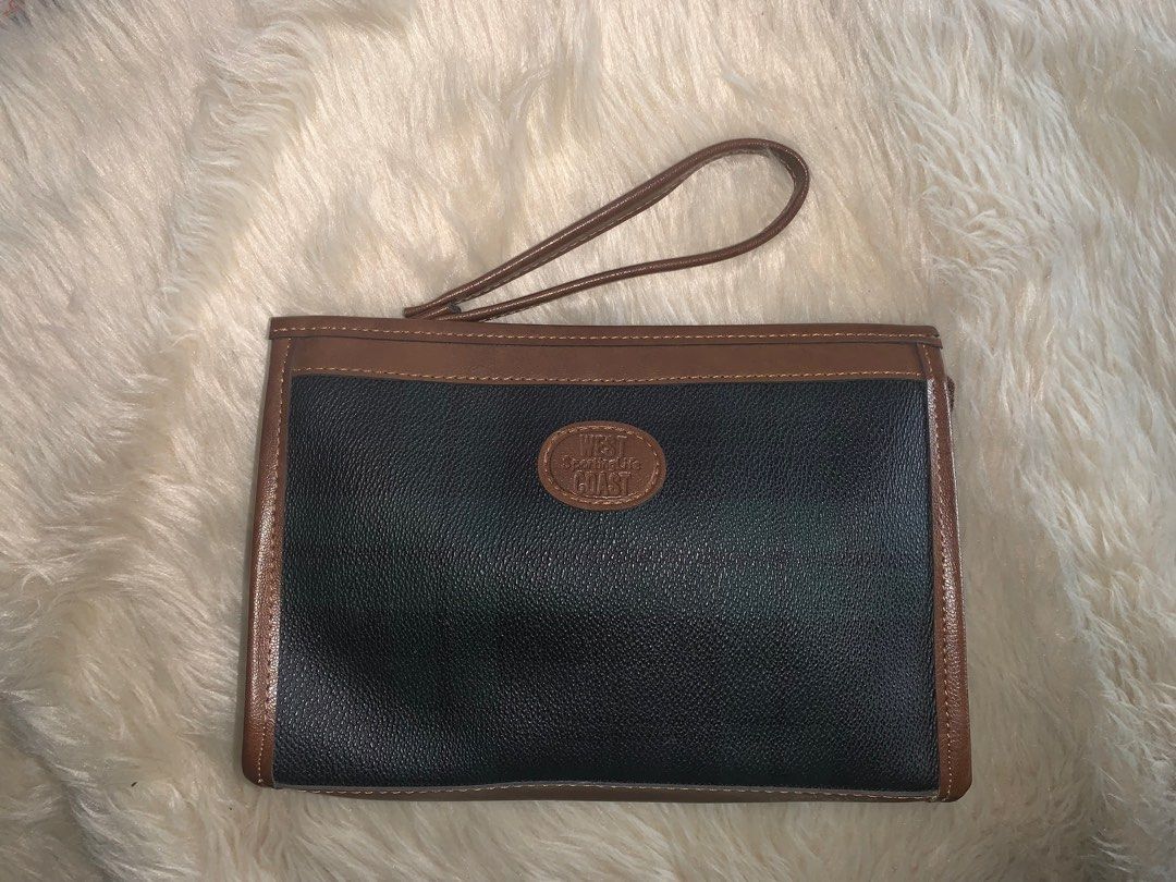 leather clutch handbag (Category: Wallets & Card holders) located in Manila. Submitted by rurusaid (Listing ID 1333194478, Image 1). Description: not sure about the brand flaws: yung color underneath (in pics) leather length: 6in witdth: 8.5 in.