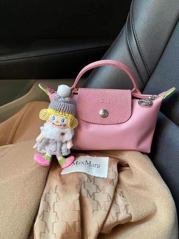 longchamp pink small bag