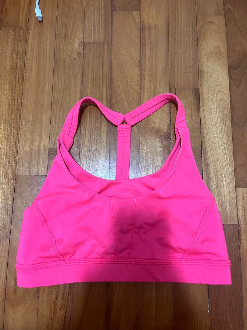 Lululemon pink sports bra Women s Fashion Activewear on Carousell