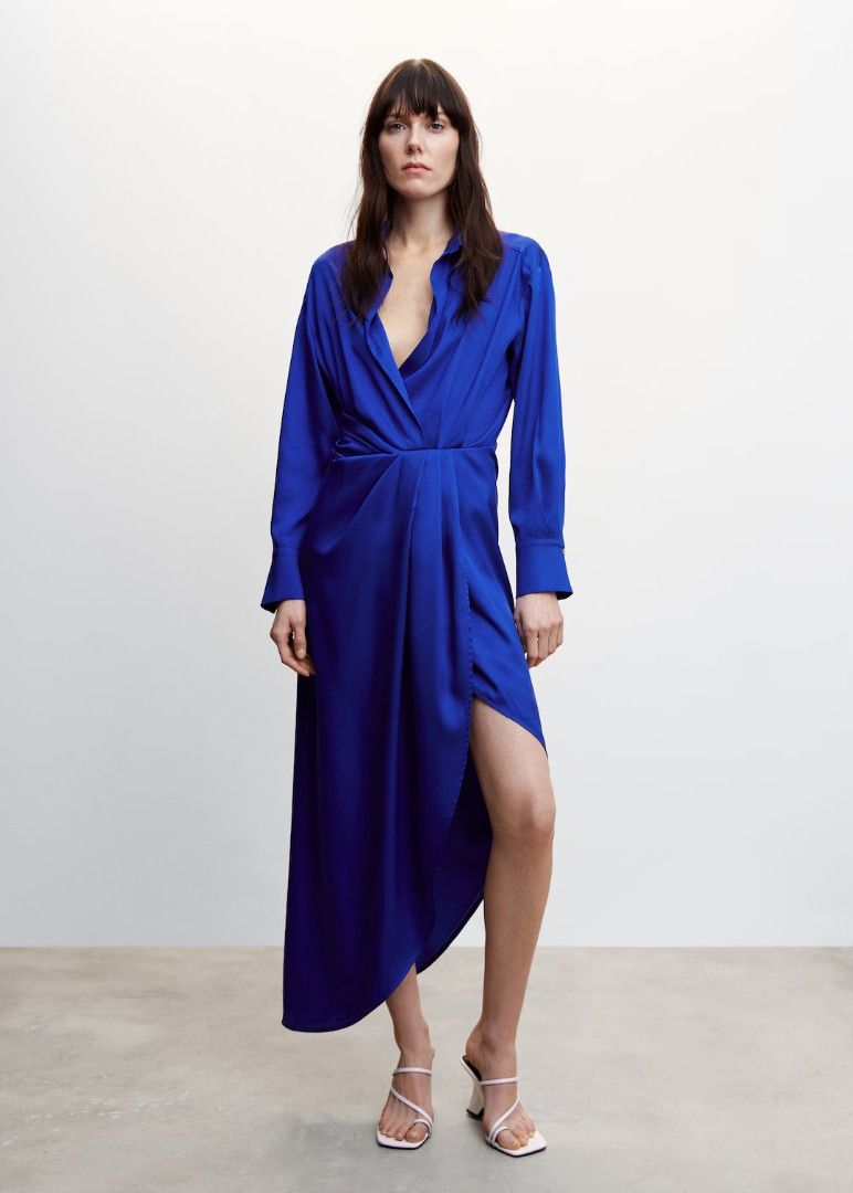BNWT MANGO Royal Blue Side Slit Collared Dress, Women's Fashion, Dresses & Sets, Dresses on Carousell BNWT MANGO Royal Blue Side Slit Collared Dress, Women's Fashion, Dresses & Sets, Dresses on Carousell