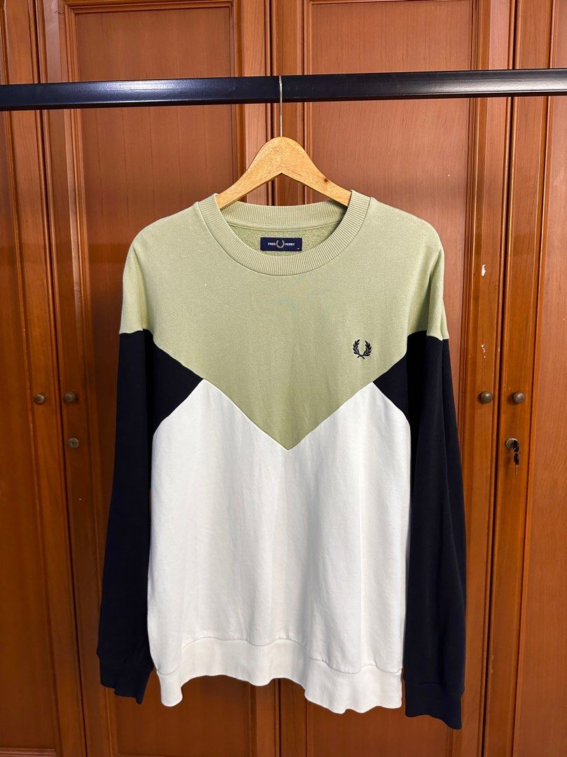 Fred perry chevron sweatshirt clearance