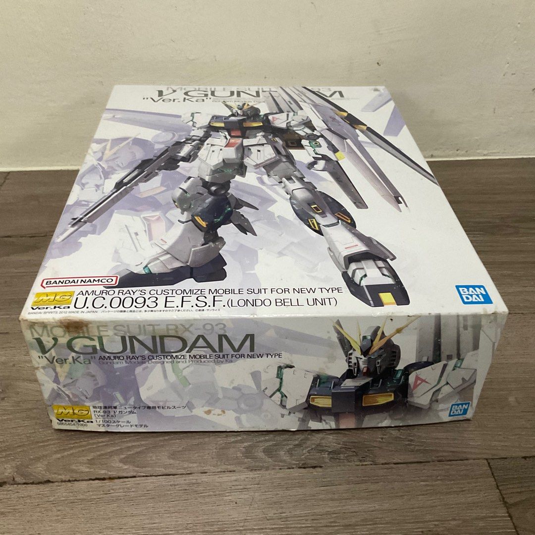 MG 1/100 RX-93 NU GUNDAM VER.KA, Hobbies & Toys, Toys & Games on Carousell