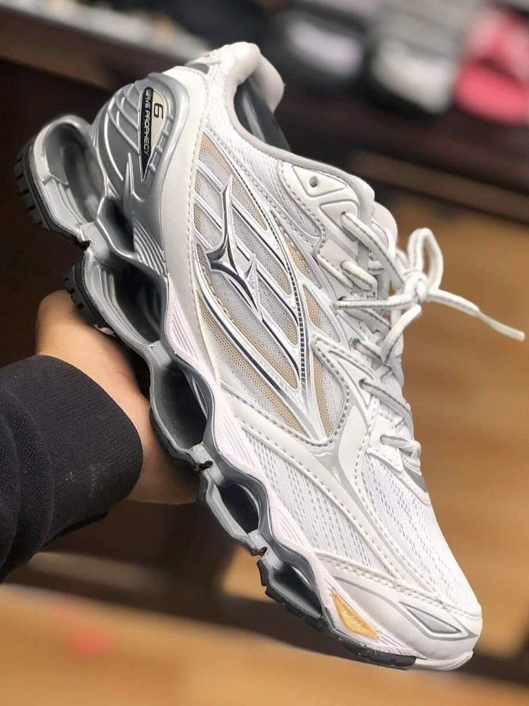 Mizuno Wave Prophecy 6 white Carousell