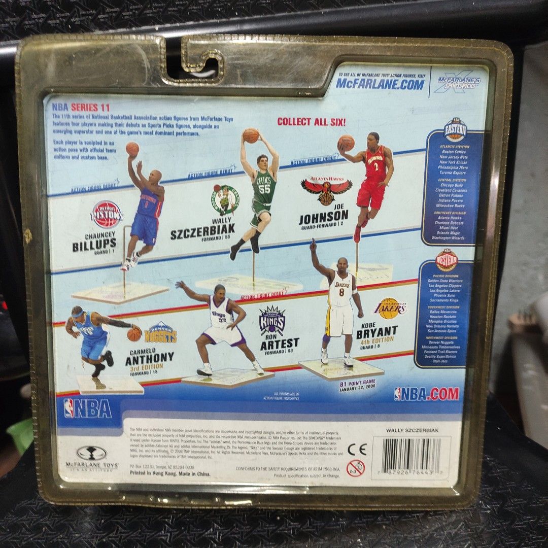 NBA Mcfarlane Wally Szczerbiak Celtics (Category: Figurines & Statues) located in Quezon City. Submitted by 4saleonly (Listing ID 1333205744, Image 3). Description: Slight yellowing pack with some dents Sealed Gcash/bdo payments Delivery via lalamove/grab no meetups.