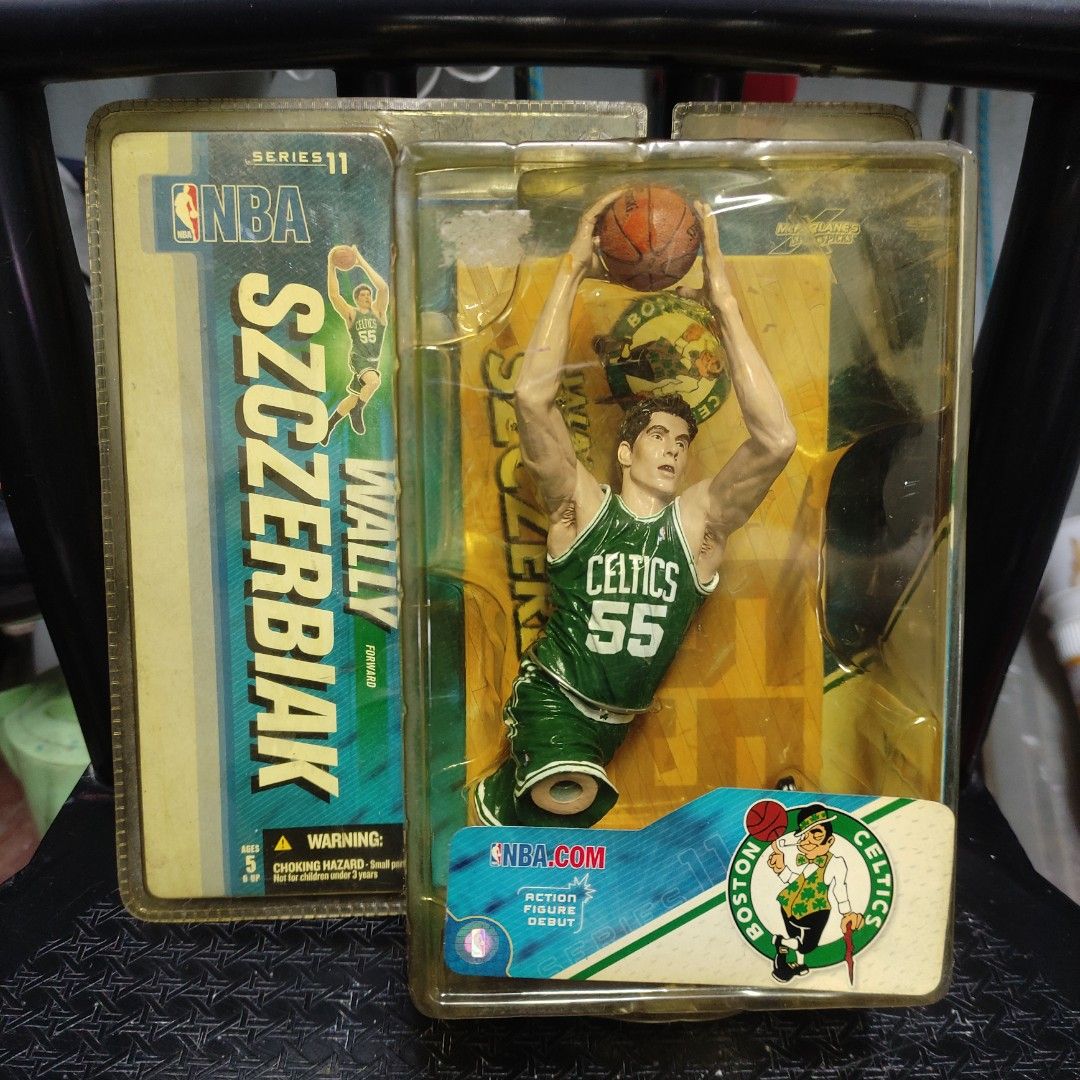 NBA Mcfarlane Wally Szczerbiak Celtics (Category: Figurines & Statues) located in Quezon City. Submitted by 4saleonly (Listing ID 1333205744, Image 1). Description: Slight yellowing pack with some dents Sealed Gcash/bdo payments Delivery via lalamove/grab no meetups.
