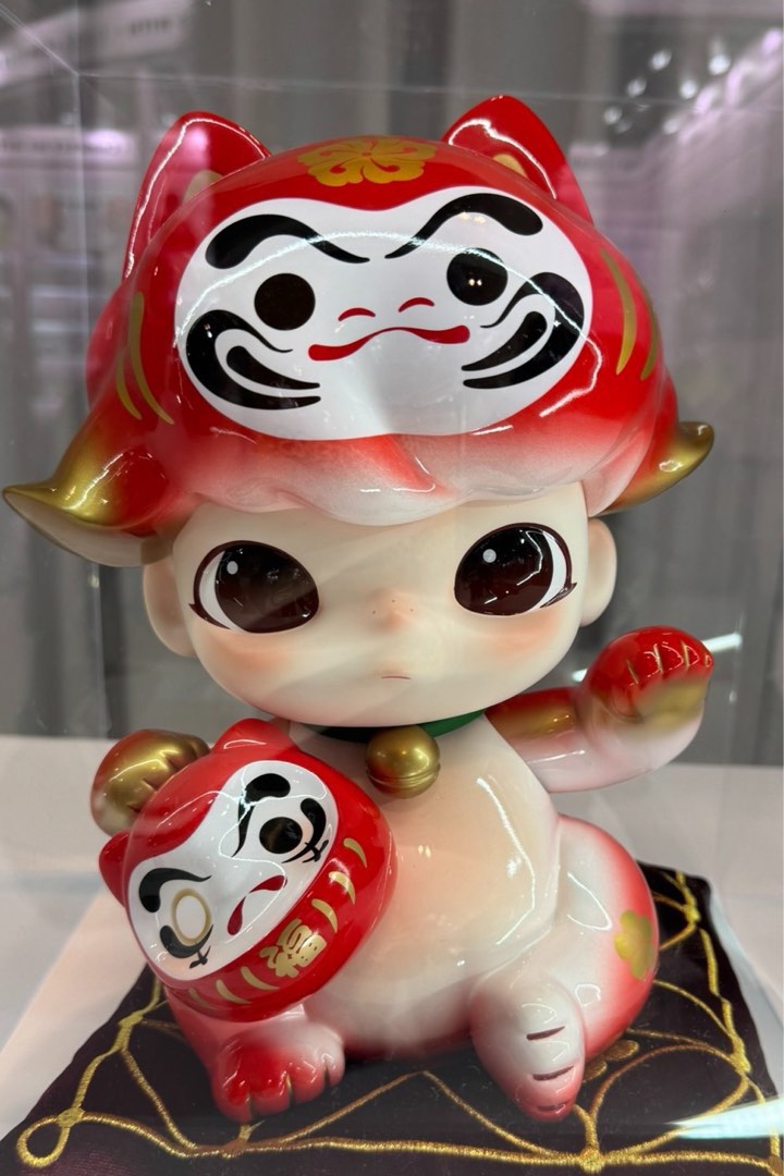 PO] Daruma Maneki Neko Dimoo Shanghai PTS 2024, Hobbies & Toys