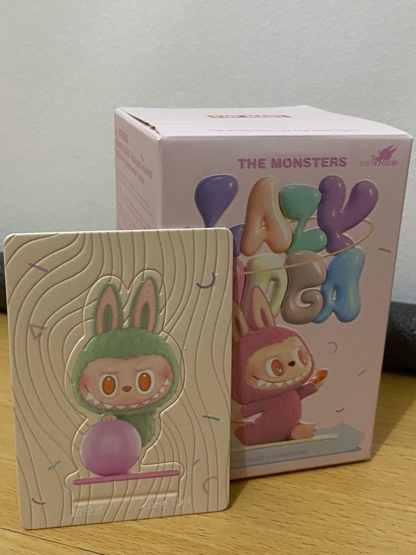 POP MART: Lazy Yoga | Zone Out (Category: Designer & Blind Box Toys) located in Mandaluyong City. Submitted by spotonstyle (Listing ID 1333240264, Image 1). Description: - Sealed foil - Just opened the box to check the card PM 📩.