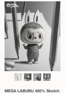 Popmart Mega Sketch LABUBU, Hobbies & Toys, Toys & Games on Carousell