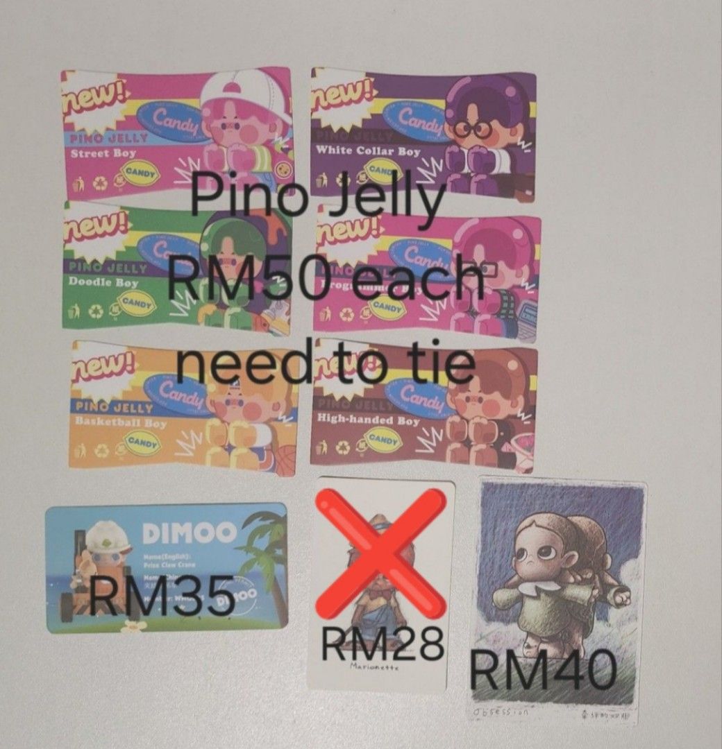 POPMART PINO JELLY | DIMOO | HIRONO, Hobbies & Toys, Toys & Games on ...