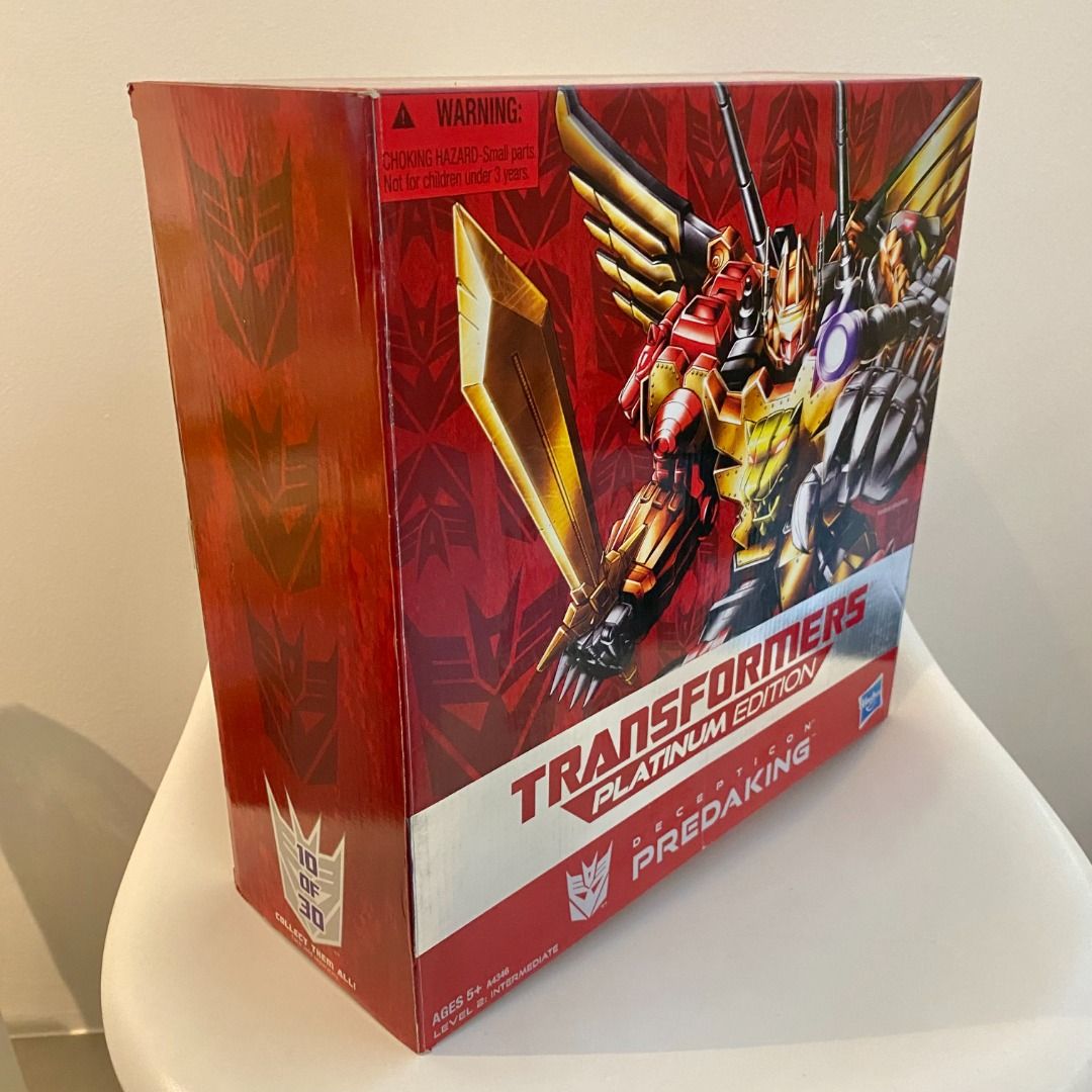 Predaking Platinum Edition Encore Transformers Combiner Hasbro G1 MISB ...