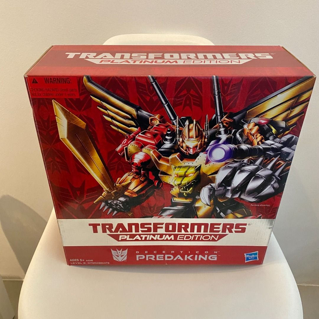 Predaking Platinum Edition Encore Transformers Combiner Hasbro G1 MISB ...