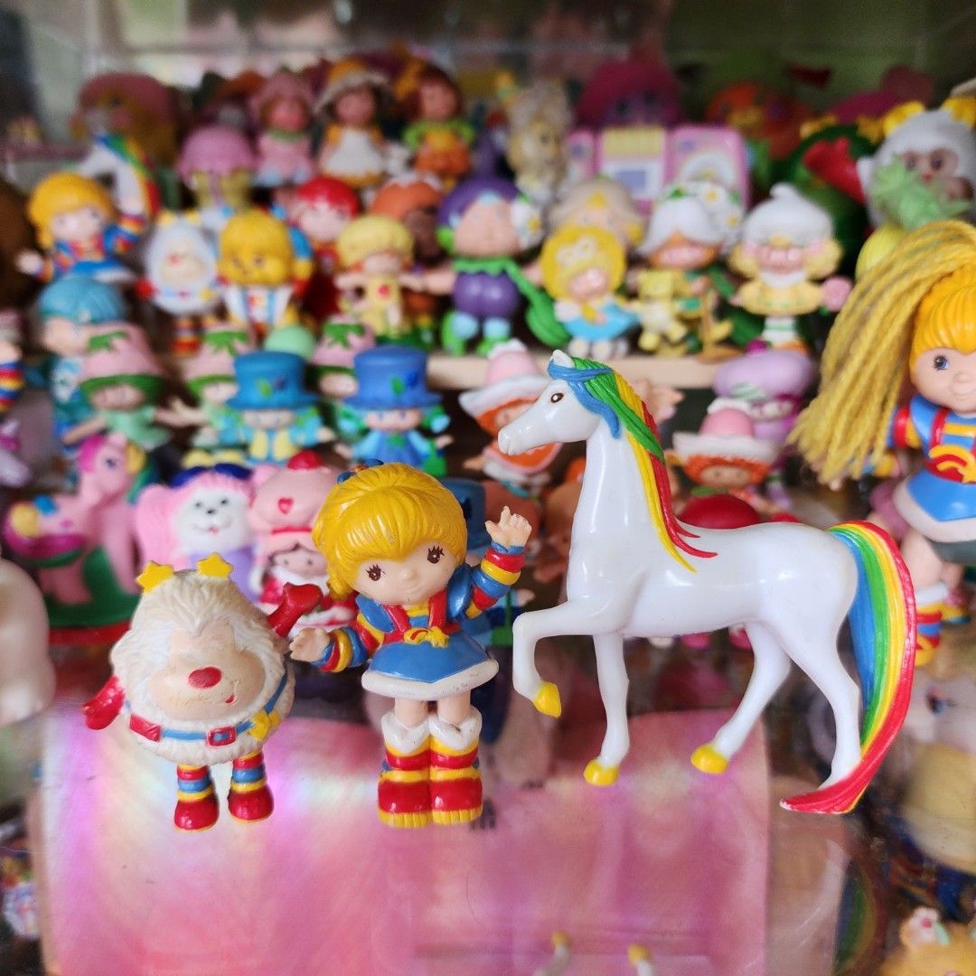 Rare and Vintage Rainbow Brite Figures Set (Category: Vintage Collectibles) located in Manila. Submitted by RetroRainbowChaser (Listing ID 1333311130, Image 1). Description: Selling a 3-piece set of vintage 1983 Rainbow Brite, Starlight, and Twink figures. These are made in the Philippines, for Hallmark. They have some paint rubs. Twink's eyes need to be repainted on. Looking for a fellow collector who will give these babies a new home. Send me a