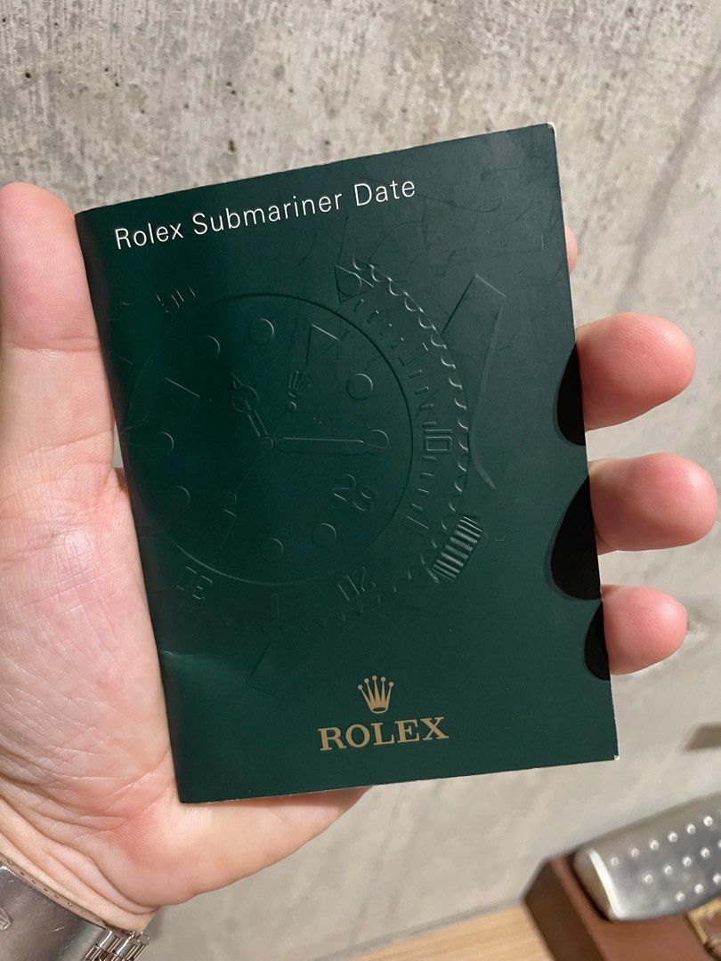 Rolex submariner booklet clearance
