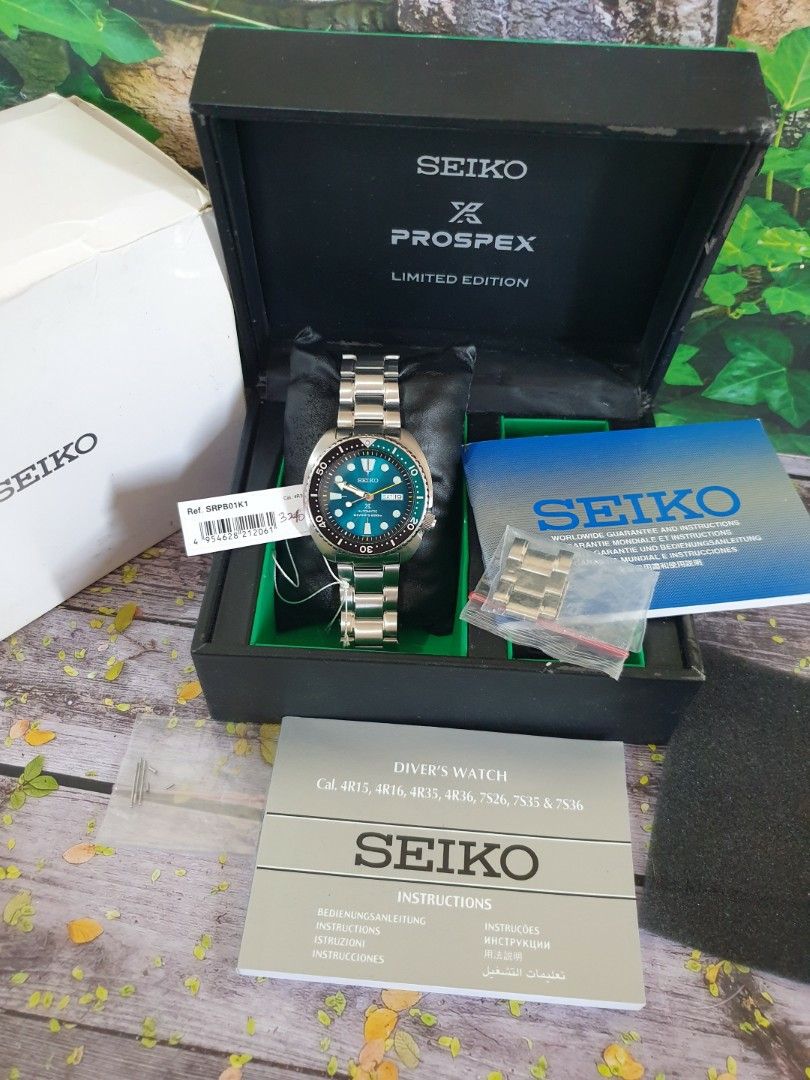 Jam Tangan Seiko Prospex Green Turtle Seiko King Turtle Green
