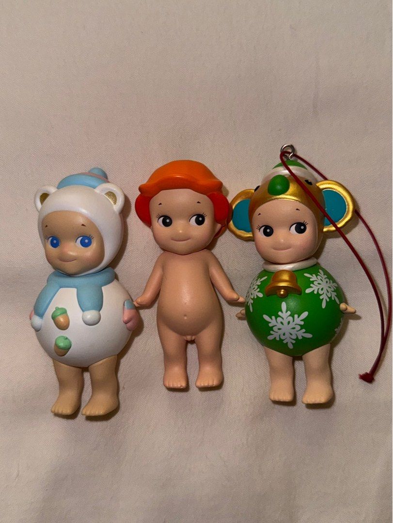 Sonny Angel (Category: Designer & Blind Box Toys) located in Manila. Submitted by lovedby.ara (Listing ID 1333210658, Image 1). Description: Sonny Angel Winter Wonderland Bear 700 Sonny Angel Poppy 500 Sonny Angel Christmas Ornament Koala ❌ If Set 1000.