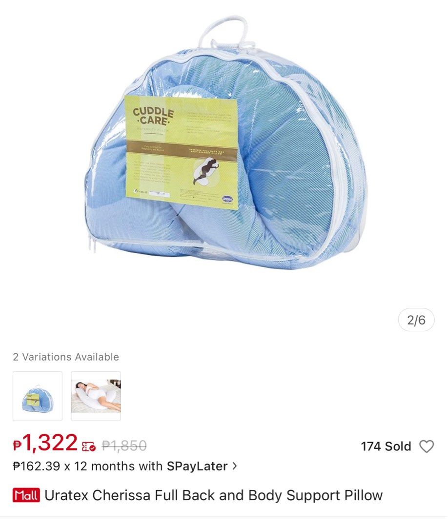 Uratex Cuddle Care Maternity Pillow (Category: Maternity Care) located in Subic. Submitted by jamcabansag.0228 (Listing ID 1333323869, Image 1). Description: Color Pink Super comfortable nito gamitin.