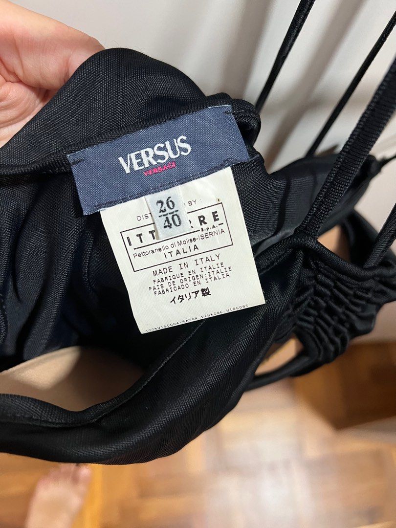 Versus by Versace black dress Women s Fashion Dresses Sets Dresses on Carousell