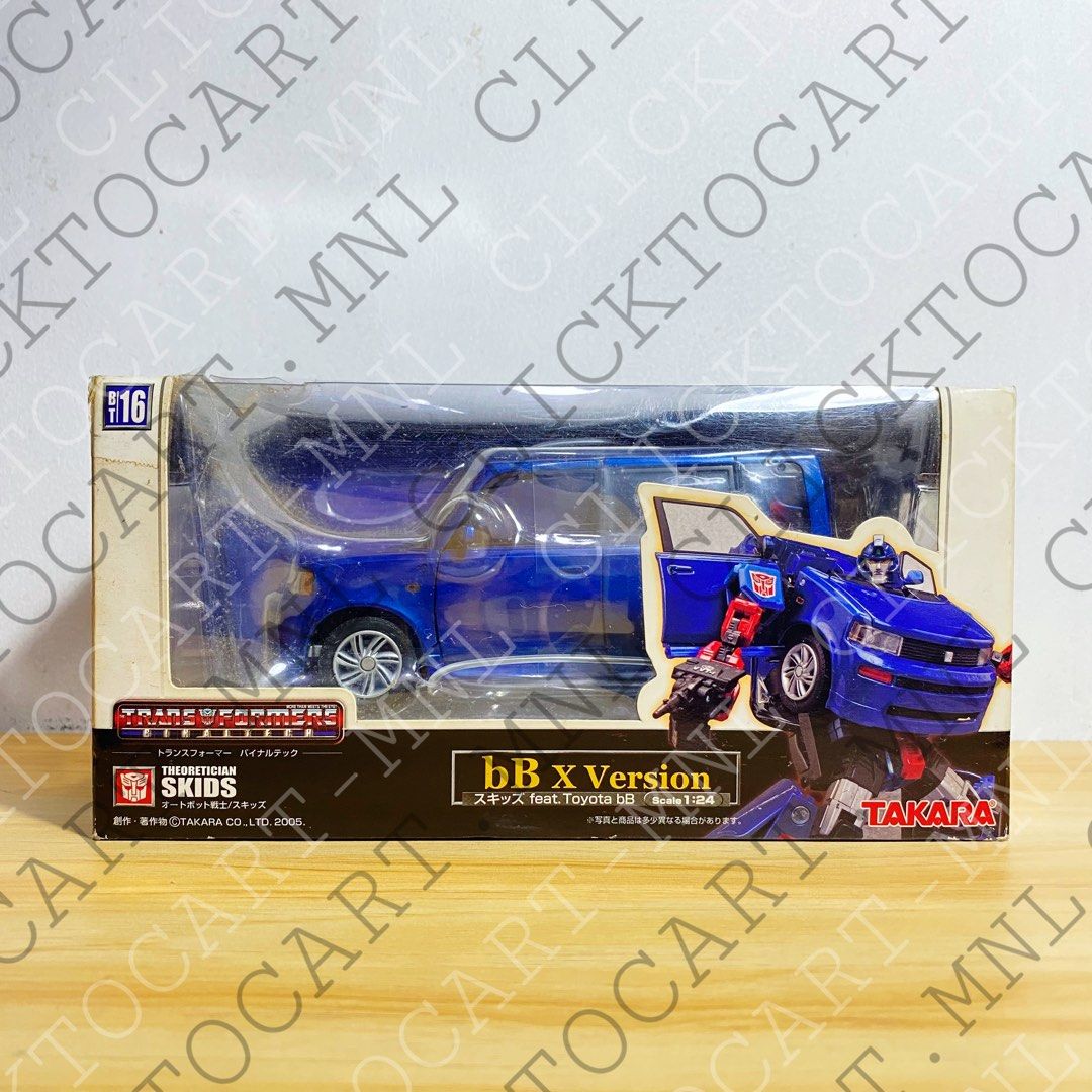 Vintage Transformers BinalTech Takara Theoretician Skid bB x Version ...