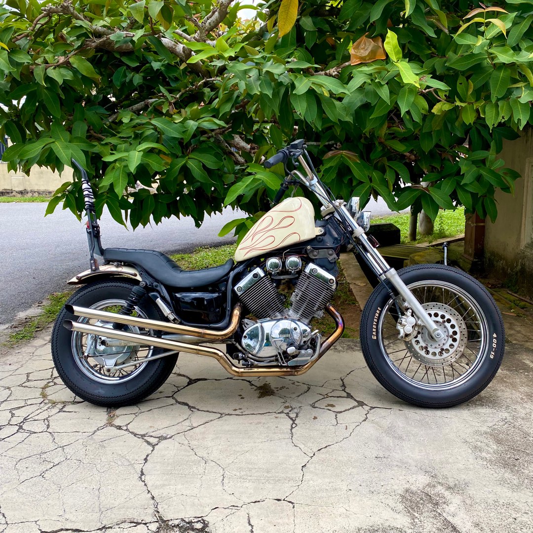 VIRAGO 535 CUSTOM CHOPPER Motorbikes on Carousell