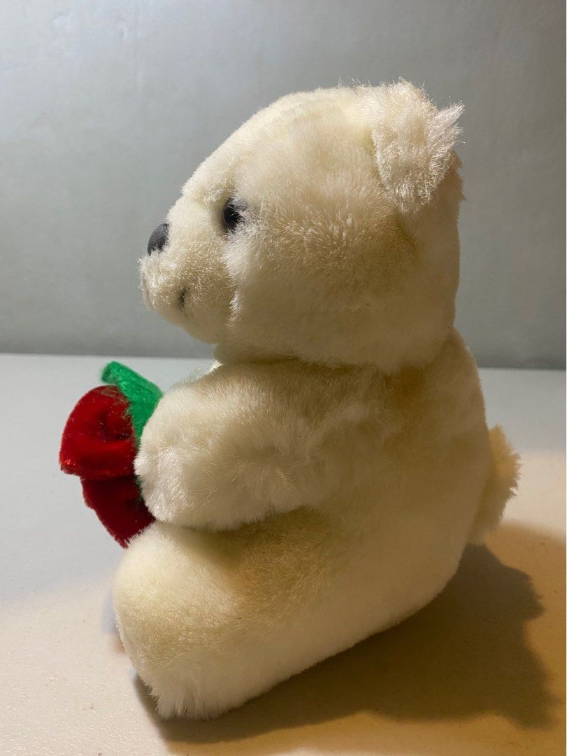White bear with red rose plush toy (Category: Plushies & Soft Toys) located in Iloilo. Submitted by everythingarcade (Listing ID 1333220043, Image 3). Description: Measurements are indicated in the photos 1 pc only + sf Location: Iloilo City J&T or LBC 3-5 days average arrival time !! Not deleted nor marked reserved/sold = AVAILABLE.